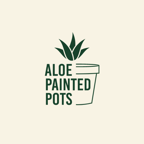 Aloe Painted Pots