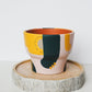 Ready to Ship | Wonky Emerlac Pots | Hand Painted Terracotta Pot | No Drainage Hole