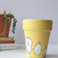 Ready to Ship | The Happy Pot | Hand Painted Terracotta Pot with Drainage Hole