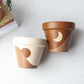 Ready to Ship | Sun and Moon Pot | Hand Painted Terracotta Pots with Drainage Hole | No Saucers