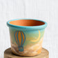 Serenity Collection | Hand Painted Terracotta Pot with Drainage Hole | No saucer